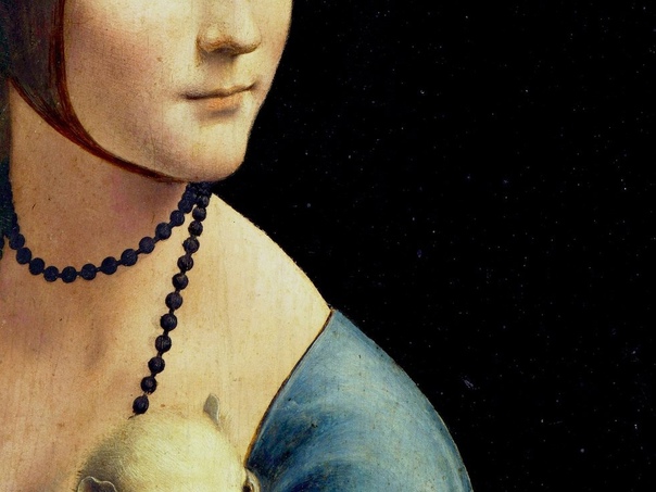 «Дама с горностаем», Леонардо да Винчи 1489–1490г. Дерево, масло. Размер: 54 × 40 см. Национальный музей, Краков «Дама с горностаем» – один из четырех известных женских портретов, принадлежащих