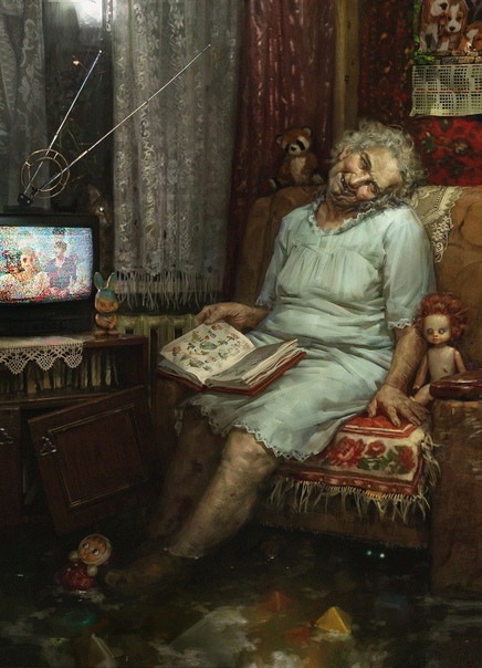 «Хтоническая Русь» Юлии Литвиновой Есть художественные произведения, которые по-настоящему пугают. Причём страх этот вызывается даже не самими картинами, а их смысловым наполнением. Словно ты