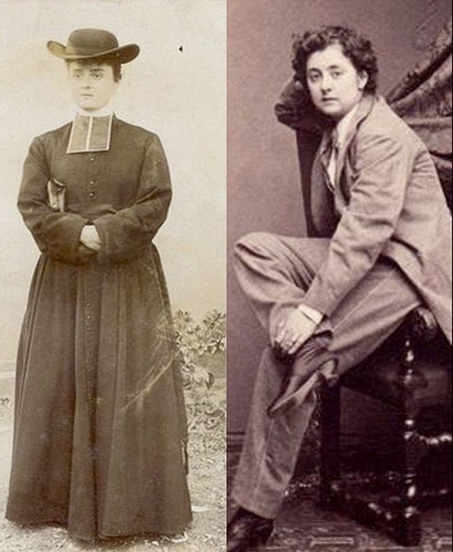 Мозаика странностей Зачем мужчины и женщины менялись одеждой для фотографий в XIX веке В то время получить свое изображение до изобретения фотографии можно было, только пригласив