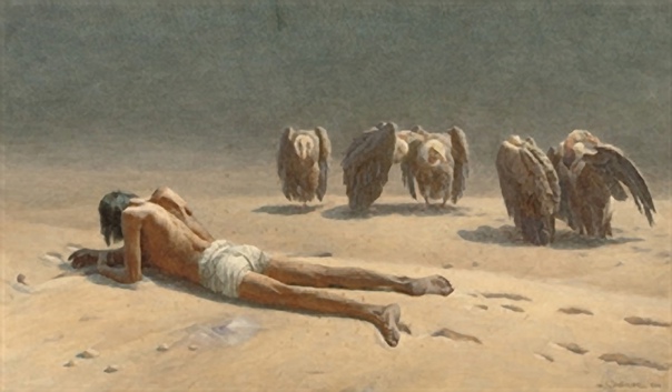 Мир темных видений Джона Доллмана Английский художник и иллюстратор John Charles Dollman (185-1934) черпал вдохновение в мифологии и любил изображать людей в окружении