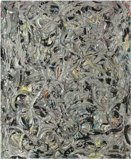 Пол Джексон Поллок (англ. Paul Jackson Pollock; 1912 — 1956). Глаза на жаре II 194760x50см oil and aluminum paint on canvas
