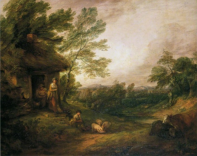 Томас Гейнсборо англ. Thomas Gainsborough; 14 мая 1727 - 1788) — английский живописец и гравёр. В работе Гейнсборо использовал необычные вещи, а обычные превращал в необычные. Чтобы добиться