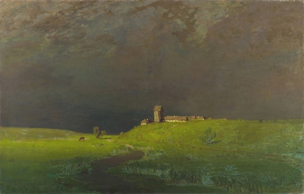 Архип Куинджи (1842 - 1910). После дождя. 1879. Холст, масло. 105 х 161 см.Третьяковская галерея.