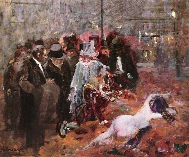 Габриэль-Гуай-Эн Карнавал Картина французского художника-академисты Gabriel Guay (1848-1923) была представлена в Парижском салоне 1876