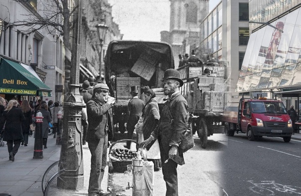 Лондон тогда и сейчас Фотографии сделанные более 100 лет назад в современных снимкахЛондон один из самых развитых и современных городов нашей планеты, но теперь каждый гость кэпитал оф зе Греат