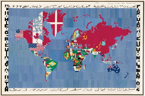 Алигьеро Боэтти Alighiero e Boetti - Алигьеро и Боэтти, 16 декабря 1940 – 1994) - итальянский художник-концептуалист, член движения Arte Povera. Наиболее известен серией Карт мира(Mappa),