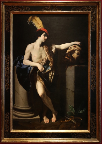«Давид с головой Голиафа», Гвидо Рени 1605 г. Холст, масло. Размер: 222x147 см. Галерея УффициГвидо Рени (1575–1642) находился под влиянием Караваджо. Он воспринял убеждение мастера, что