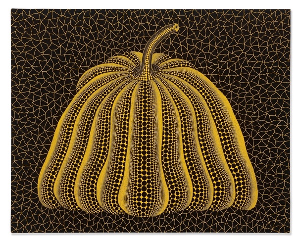 Яёй Кусама / Yayoi Kusama / 草間 彌生 / 草間 弥生 1929, г. Мацумото, преф. Нагано, Япония) — японская художница.Тыква. 1993.Холст, акрил.73 x 90.8