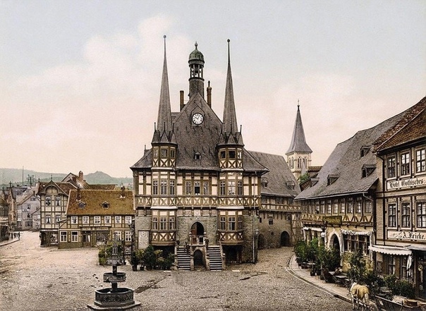 Редкие цветные снимки Германии 1900 года Задолго до войн Германия была сказочной страной живописных деревень и готического великолепия. После Второй мировой войны страна пережила десятилетия