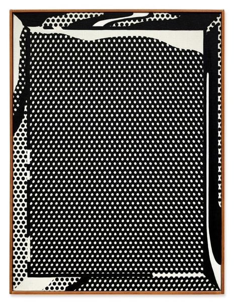 Рой Лихтенштейн / Roy Fox Lichtenstein (1923 — 1997). Зеркало 1 Холст, масло.61 х 45,7 см1969 г.