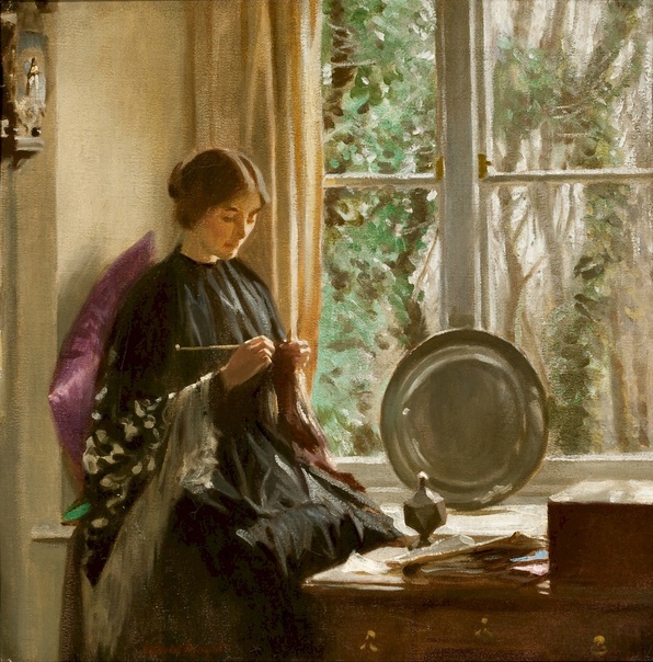 Гарольд Найт (Harold Knight, 1874 - 1961) - английский художник. Гарольд родился в Ноттингеме и был сыном архитектора и художника Уильяма Найта, поэтому проблема с выбором профессии не стояла.