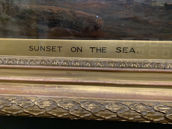 Шедевры музея Виктории и Альберта в деталях Георг Эмиль Либерт «Закат над морем», 1848 г.
