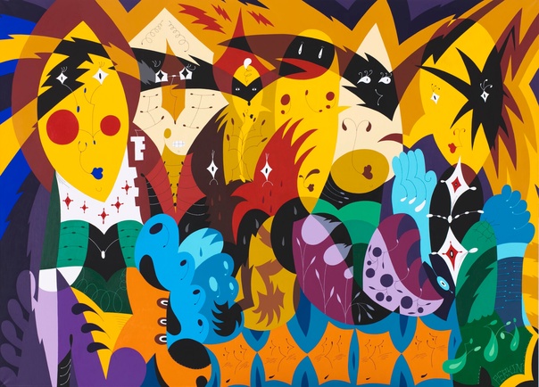 Вова Перкин (1995, Майкоп) Начал свой творческий путь с рисования граффити в 2008 году. Основал направление «перкинизм» (2017), согласно которому существует отдельный яркий художественный мир, в