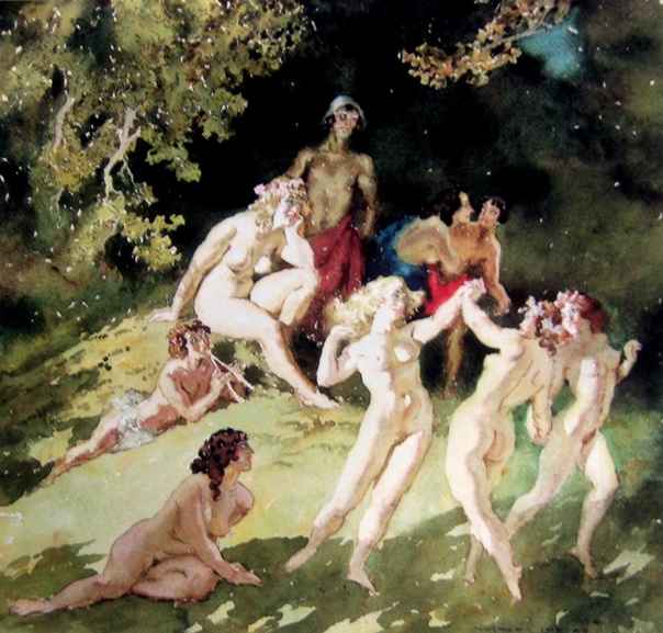 Скандальная эстетика Нормана Линдсея Австралийский художник Norman Lindsay (1879-1969) имел неоднозначную репутацию в течение всей жизни Его эстетику не все считали приличной, ведь откровенные