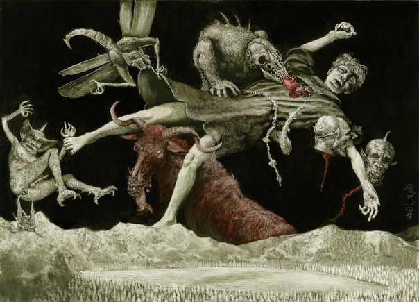 Демонический мир Сантьяго Карузо (р. 1982) Аргентинский художник и иллюстратор профессионально занимается изобразительным искусством с 2001 года. До этого рисовал только для души, но тематика
