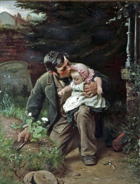 Лишенный матери, Артур Стокс 1883 г. Художественная галерея Уокера, ЛиверпульArthur Stocks (1846-1889) - британский художник, известный своими жанровыми картинами с сюжетами из жизни