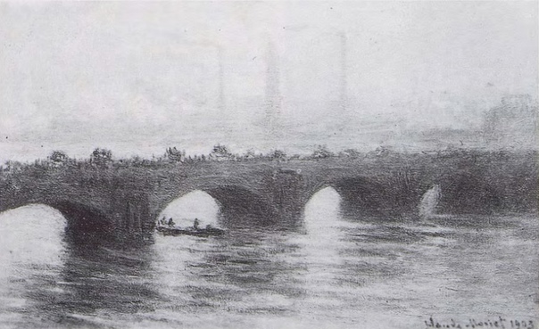 Серия картин «Мост Ватерлоо», Клод Моне Данный цикл создавался в период с 1899 по 1905 гг. Все картины, изображающие старый Мост Ватерлоо в Лондоне в разное время суток и в разную погоду,