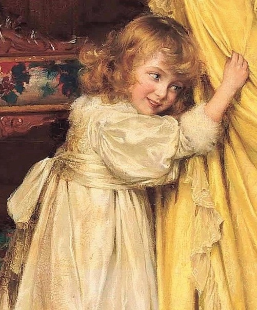 Прятки/Hide and seek, Джордж Хиллард Суинстед Английский художник George Hillyard Swinstead (1860 – 1926). Рисовал маслом и акварелью в основном жанровые сцены, портреты и пейзажи. Четвертый