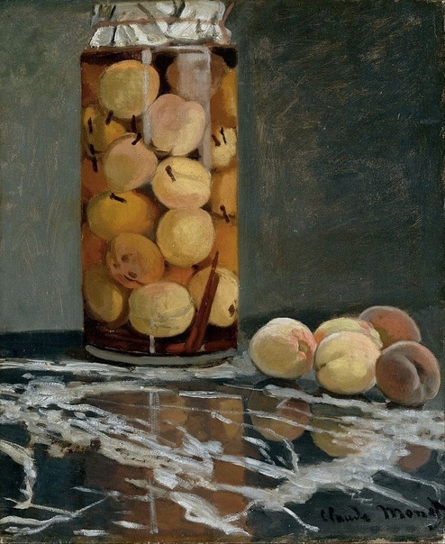 Персики и груши Натюрморт Клода Моне.