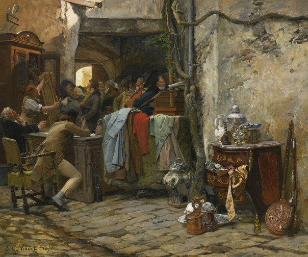 Жан Жорж Вибер (1840–1902) Французский художник-академист, акварелист и драматург; один из первых членов Общества французских