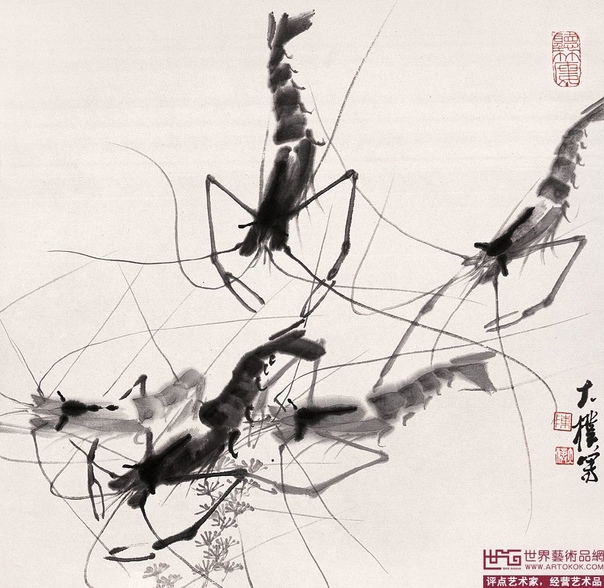 «Ботаник» Ци Байши Один из самых влиятельных персонажей изобразительного искусства Китая. Не зря еще при жизни Ци Байши (1860-1957) стал обладателем титула «Великий художник китайского народа».
