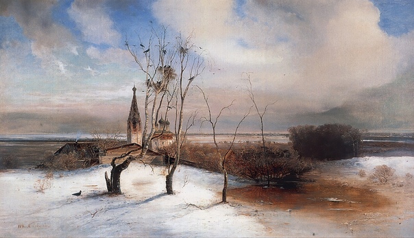 Ранняя весна на картинах Алексея Кондратьевича Саврасова Пейзажи Алексея Кондратьевича Саврасова (1830−1897) отличаются тонким, поэтичным, только ему свойственным восприятием природы. Левитан не