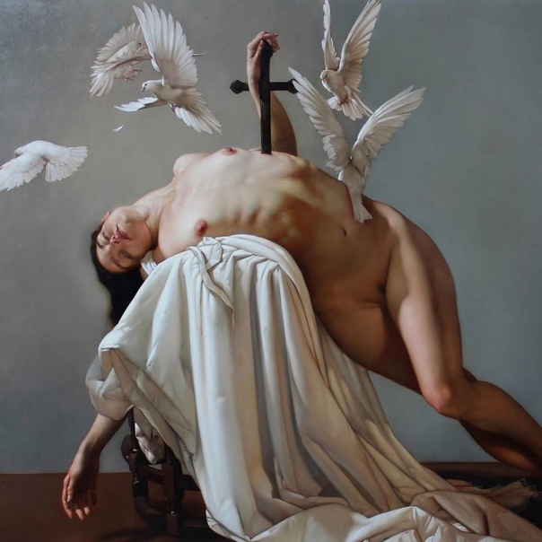 Современная классика Роберто Ферри Картины Roberto Ferri — это удивительный феномен полный символов и образов античной мифологии. Современный художник черпает вдохновение в культуре барроко, но