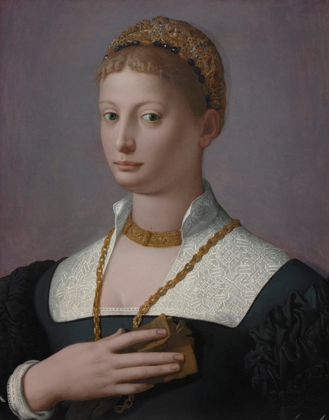 Portrait of a Woman. Bronzino, c. 1550 Масло по дереву60 x 48,8 см