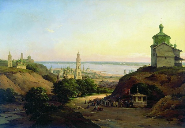 Никанор Григорьевич Чернецов 1804, Лух — 1879, Санкт-Петербург) - художник, живописец пейзажей и перспективных видов. Сын иконописца. С 1823 года в качестве вольноприходящего ученика занимался в