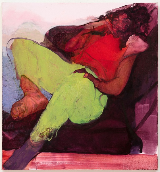 Jennifer Packer (born 1984, American) «Я рисую не фигуры, не тела, а людей», — говорит Дженнифер Пакер о своих портретах. Субъекты Пакера - друзья и члены семьи, изображенные в непринужденных,