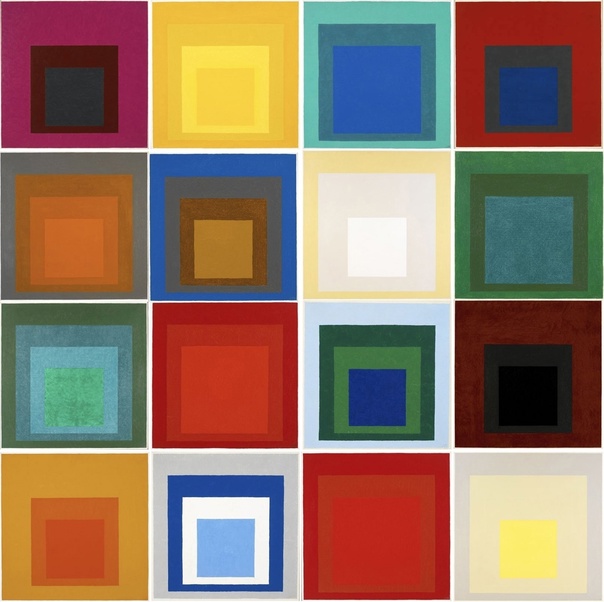 Джозеф Альберс нем. Josef Albers, 19 марта 1888 — 1976 ) — немецкий и американский художник, дизайнер, поэт, теоретик и преподаватель. Центральным фактором в живописи Альберса является цвет; эта