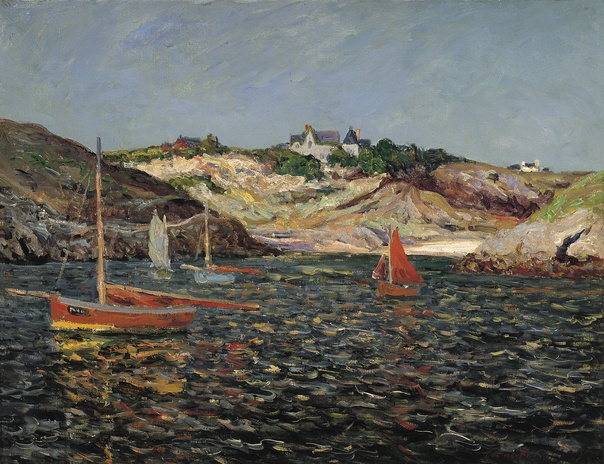 Максим Мофра (фр. Maxime Maufra; 17 мая 1861-1918) В полотнах М. Мофра ощущаются и влияние пуантилизма таких мастеров, как Камиль Писсарро и Альфред Сислей, и яркие цвета художественной школы