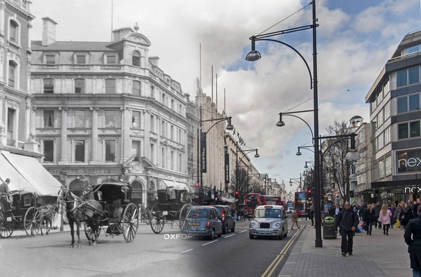 Лондон тогда и сейчас Фотографии сделанные более 100 лет назад в современных снимкахЛондон один из самых развитых и современных городов нашей планеты, но теперь каждый гость кэпитал оф зе Греат