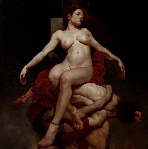 Современная классика Роберто Ферри Картины Roberto Ferri — это удивительный феномен полный символов и образов античной мифологии. Современный художник черпает вдохновение в культуре барроко, но