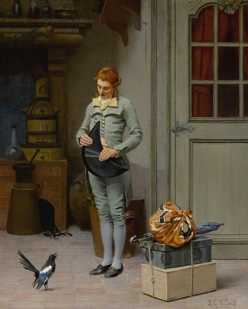 Жан Жорж Вибер (1840–1902) Французский художник-академист, акварелист и драматург; один из первых членов Общества французских