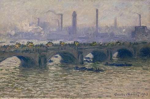 Серия картин «Мост Ватерлоо», Клод Моне Данный цикл создавался в период с 1899 по 1905 гг. Все картины, изображающие старый Мост Ватерлоо в Лондоне в разное время суток и в разную погоду,