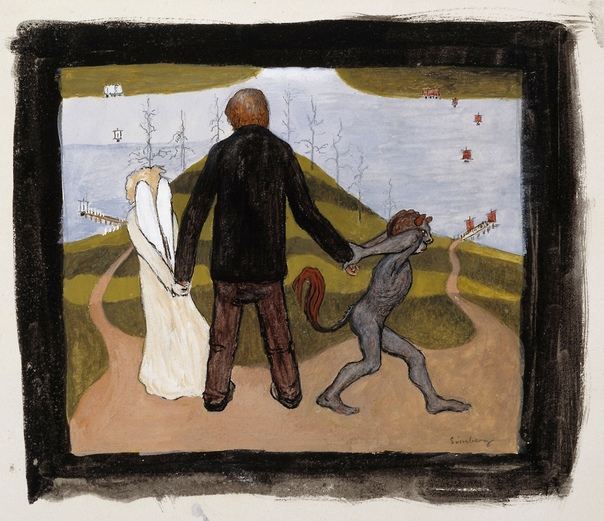 Противоречивый символизм Хуго Симберга На его картинах финского художника-символиста Нugo Simbеrg жизнь ходит бок о бок со смертью, добро противостоит злу, а ангелы ведут извечную борьбу с