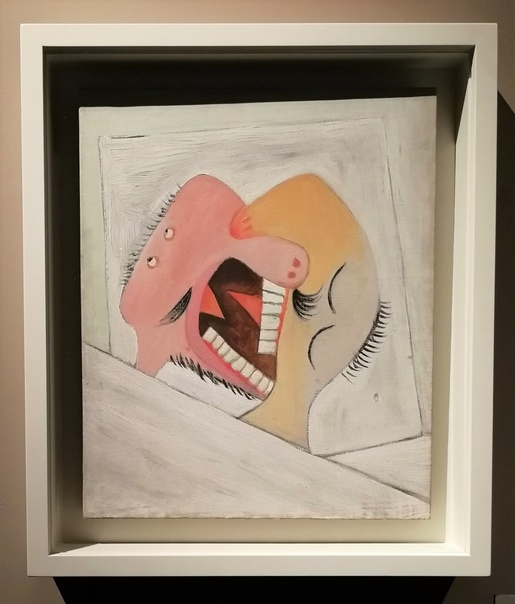 Пабло Пикассо / Pablo Picasso (1881 - 1973). «Поцелуй»1931г. Холст, масло. 61 x 50,5 см. Музей Пикассо, Париж, Франция.
