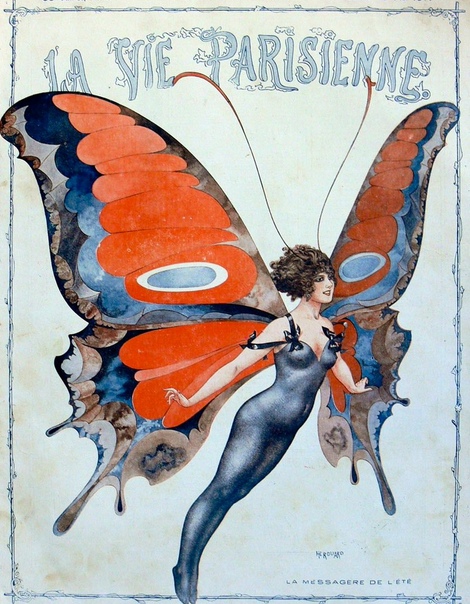 Небольшая подборка иллюстраций в стилях ар-деко и ар-нуво для эстетов и любителей французских журналов 1920-х