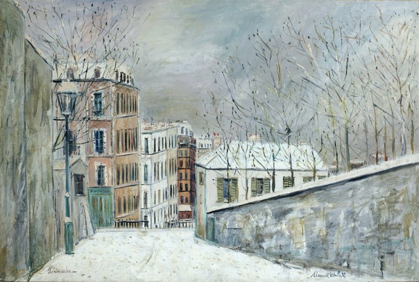 Морис Утрилло (Maurice Utrillo, 25 декабря 1883-1955) — французский живописец, мастер городского пейзажа. Главной и единственной темой творчества был Париж. - В идеальной форме нет совершенства,