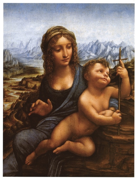 Мадонны Леонардо да Винчи 1. “Мадонна с гвоздикой”, 1478г. дерево, масло. 42 × 67 см. Старая пинакотека, Мюнхен Считается, что эта картина написана молодым Леонардо да Винчи в бытность его