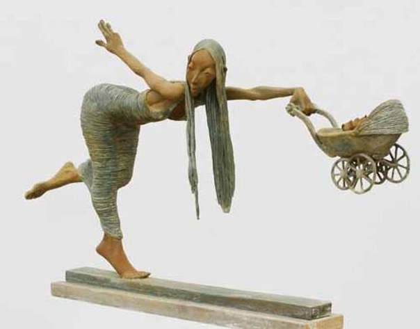 Самобытные скульптуры Дирка Де Кейзера Скульптор Dirk De Keyzer работает с бронзой почти четверть века, взяв за основу универсальную тему. Практически все его работы, принесшей ему всемирное