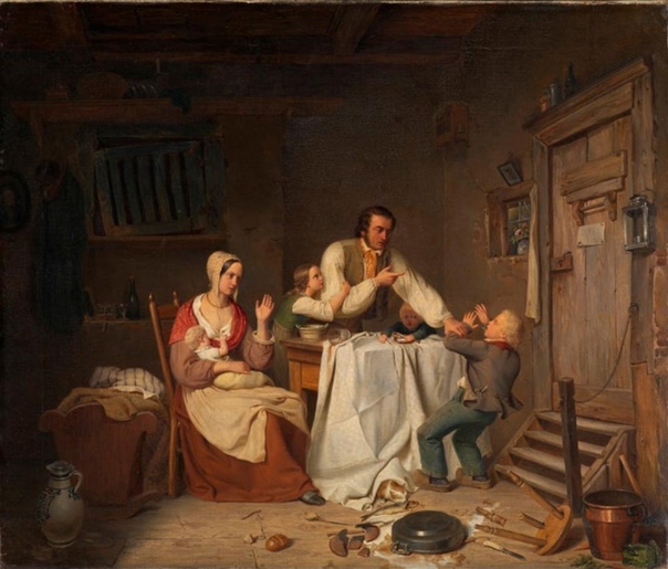 Генрих Франц Гауденц Рустиге (1810 — 1900) Немецкий исторический и жанровый живописец. Учился в дюссельдорфской академии художеств, где его главным наставником был