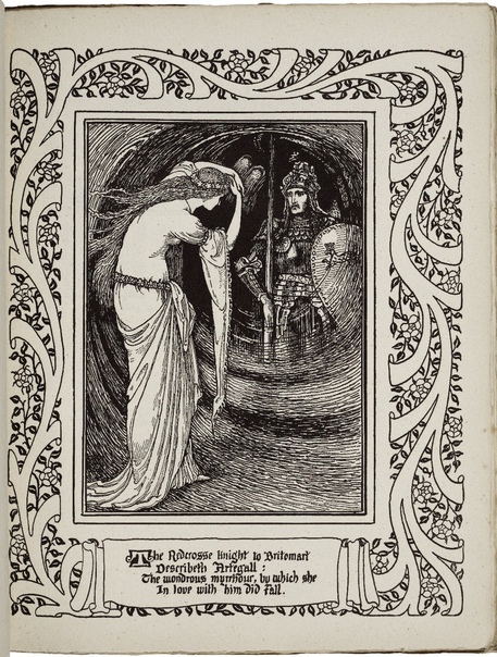 Легенда о Бритомарт и Аморет в живописных образах Первые три книги эпической поэмы Эдмунда Спенсера Королева Фей были опубликованы в 1590 году, затем переизданы в 1596 году вместе с книгами