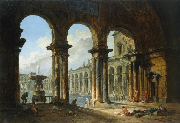Знаменитые «руинисты»: Юбер Робер Французский живописец эпохи неоклассицизма Hubert Robert (1733-1808) получил прозвание «Робер из Руин» (Robert des Ruines). Он прославился картинами с