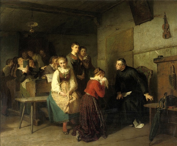 Мастера жанровой живописи: немецкий художник Фридрих Ортлиб/Friedrich Ortlieb 1839-1909)