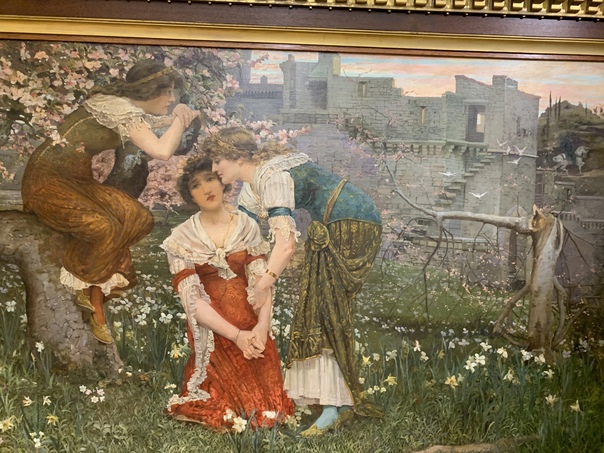 Шедевры в деталях: художественная галерея Гилдхолла Guildhall Art Gallery) Эдвард Мэтью Хэйл, «Три принцессы», 1881 г.