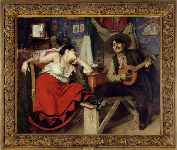 Хосе Мальхоа ( José Malhoa,1855–1933, Португалия) считается основателем португальской натуралистической школы. Самые известные картины художника – «Пьяные» (1907) и «Фадо»
