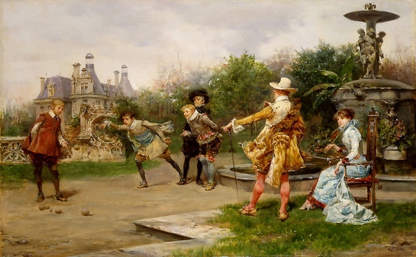 Людовико Маркетти ( 1853 - 1909) Итальянский художник жанровых сцен, большую часть жизни прожил во Франции.