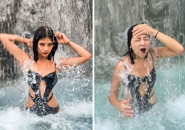 Киса из Азии пародирует сама себя Вена из Тайланда показывает своим 150 тысячам подписчиков, что каждая «идеальная» фотография в социальных сетях — это нечто большее, чем кажется на первый